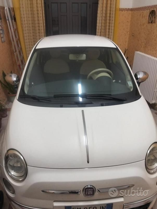 Usata Fiat 500 2009 Bianco Cabrio
