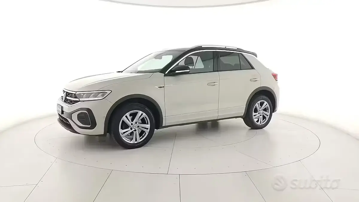 Usata VW T-Roc R 150 CV (110 kW) 2022 Giallo SUV