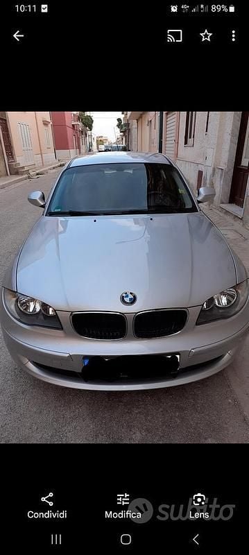 Usata BMW 116 116 CV (85 kW) 2010 Grigio Utilitaria