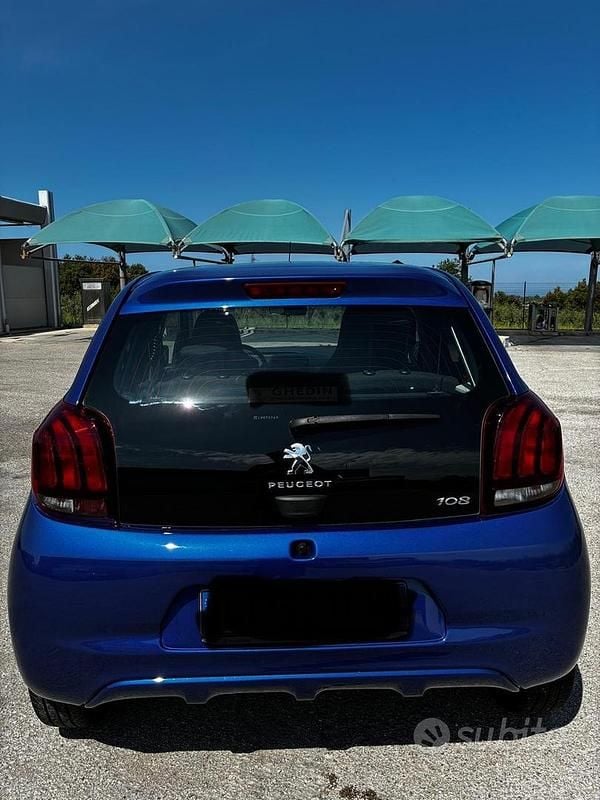 Usata Peugeot 108 Allure 82 CV (60 kW) 2020 Blu Utilitaria