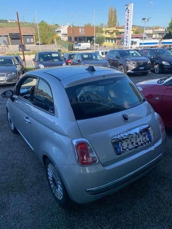 Usata Fiat 500 Lounge 69 CV (50 kW) 2011 Grigio Utilitaria