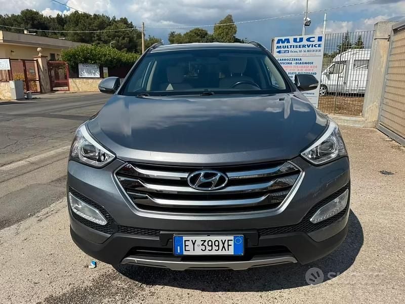 Usata Hyundai Santa Fe 150 CV (110 kW) 2015 Grigio SUV