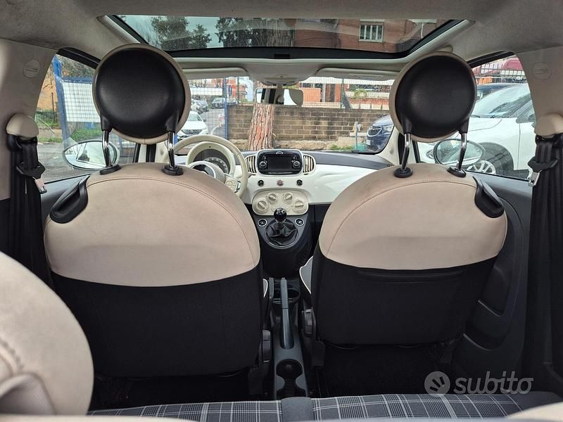 Usata Fiat 500 Lounge 69 CV (50 kW) 2017 Bianco Berlina