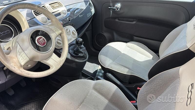 Usata Fiat 500 Lounge 95 CV (69 kW) 2014 Grigio Utilitaria