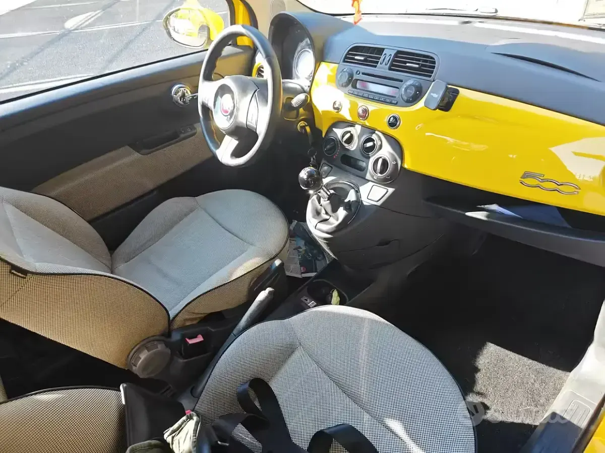 Usata Fiat 500 Pop 69 CV (50 kW) 2010 Giallo Berlina