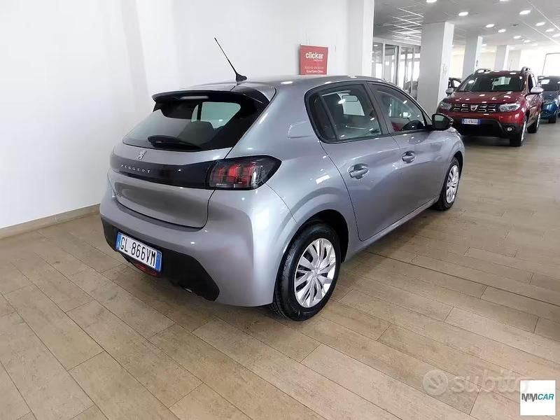 Usata Peugeot 208 Active 102 CV (75 kW) 2022 Grigio Utilitaria