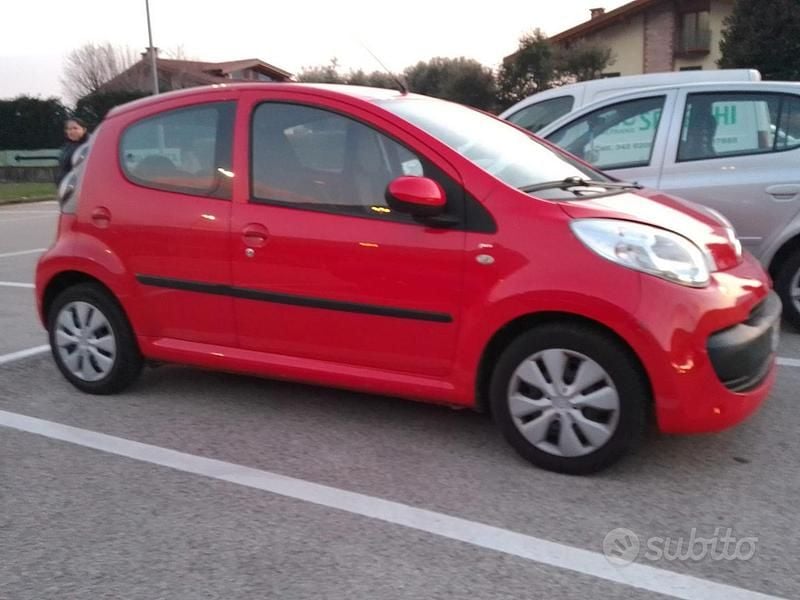 Usata Citroën C1 68 CV (50 kW) 2007 Rosso Utilitaria