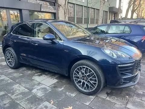 Usata Porsche Macan 250 CV (183 kW) 2016 Blu SUV