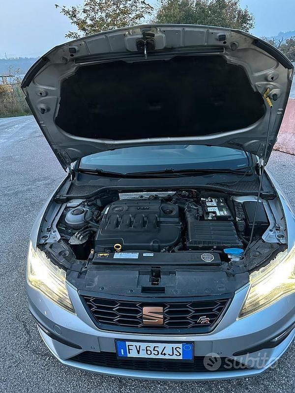Usata Seat Leon FR 184 CV (135 kW) 2018 Grigio Berlina