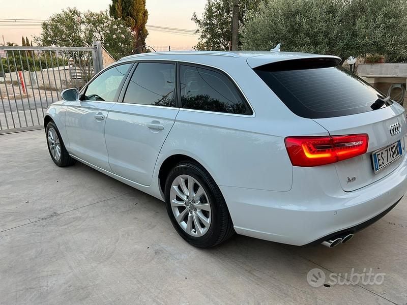 Usata Audi A6 177 CV (130 kW) 2013 Bianco Station wagon