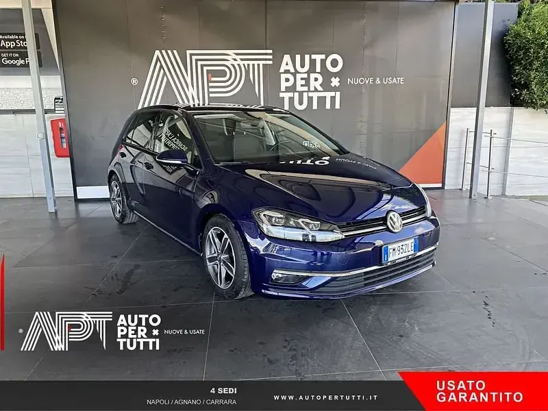Usata VW Golf VII Executive 131 CV (96 kW) 2017 Blu Utilitaria