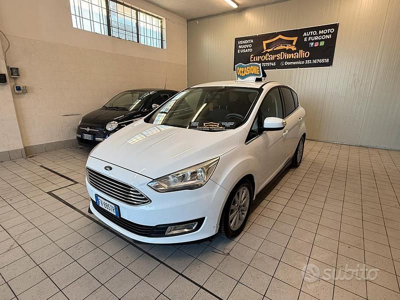 Bianco Usata 2019 Ford C-MAX Titanium Monovolume | 6999 € - Immagine 1/4