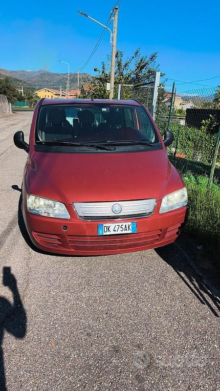Usata Fiat Multipla 116 CV (85 kW) 2007 Rosso Monovolume
