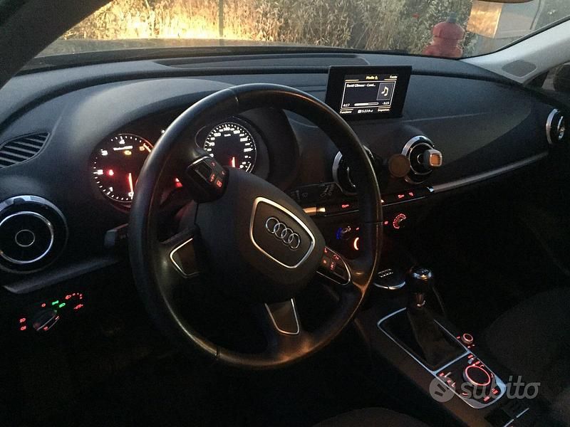 Usata Audi A3 114 CV (83 kW) 2014 Nero Berlina