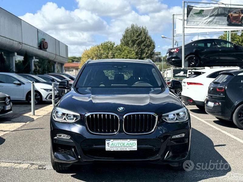 Usata BMW X3 M Sport 184 CV (135 kW) 2020 Nero metallizzato SUV