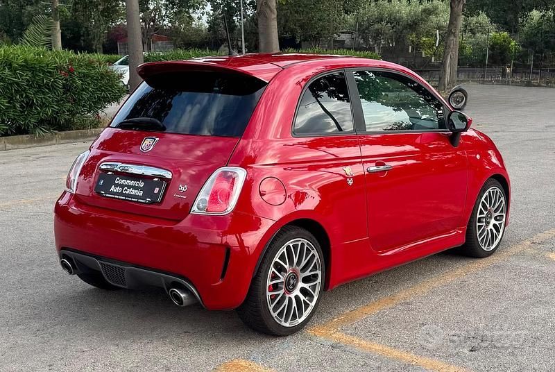 Usata Abarth 595 Turismo 160 CV (117 kW) 2015 Rosso Utilitaria