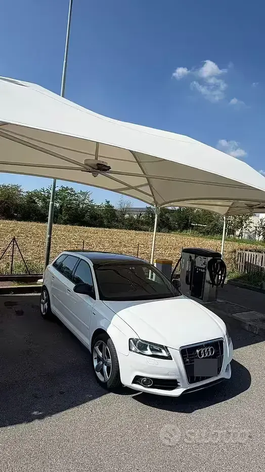 Usata Audi A3 S-Line 105 CV (77 kW) 2008 Bianco Utilitaria