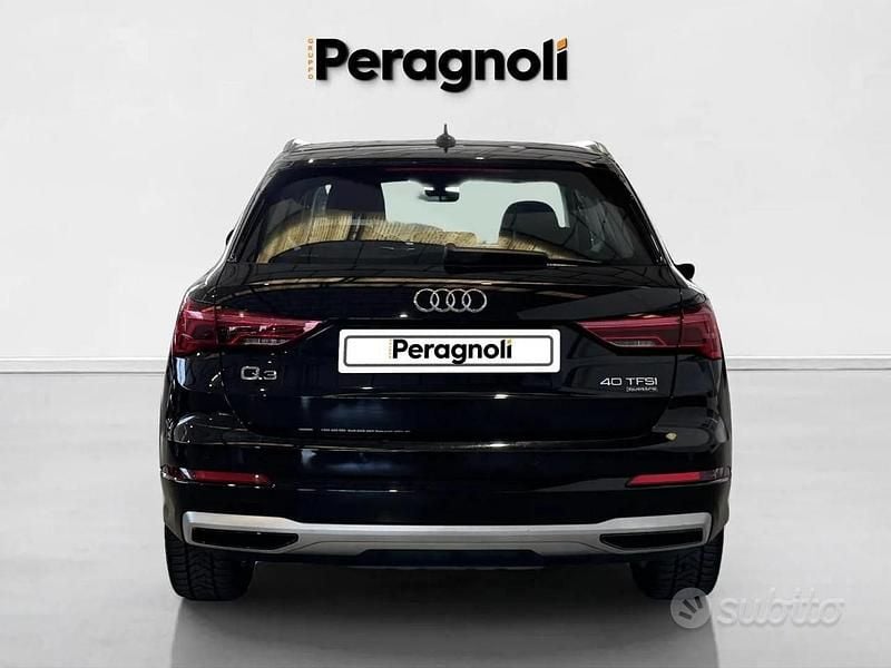 Usata Audi Q3 Advanced 190 CV (139 kW) 2019 Nero SUV