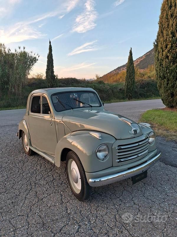 Usata Fiat Topolino 12 kW (17 CV) 1950 Verde Utilitaria