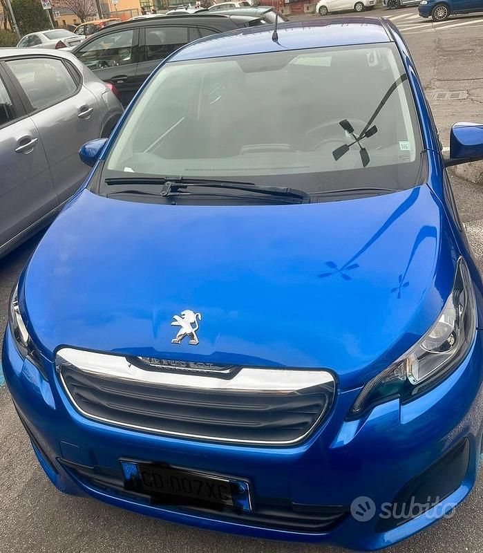 Usata Peugeot 108 Active 82 CV (60 kW) 2020 Blu Utilitaria