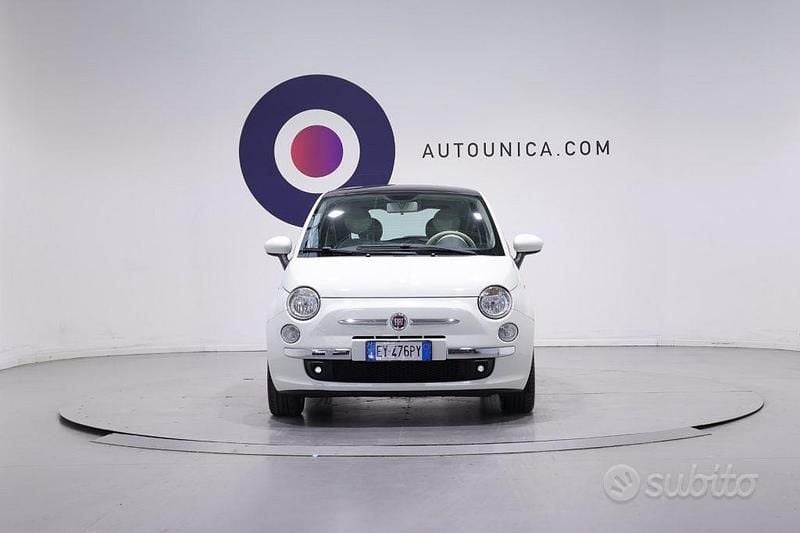 Usata Fiat 500 Lounge 69 CV (50 kW) 2014 Bianco Utilitaria