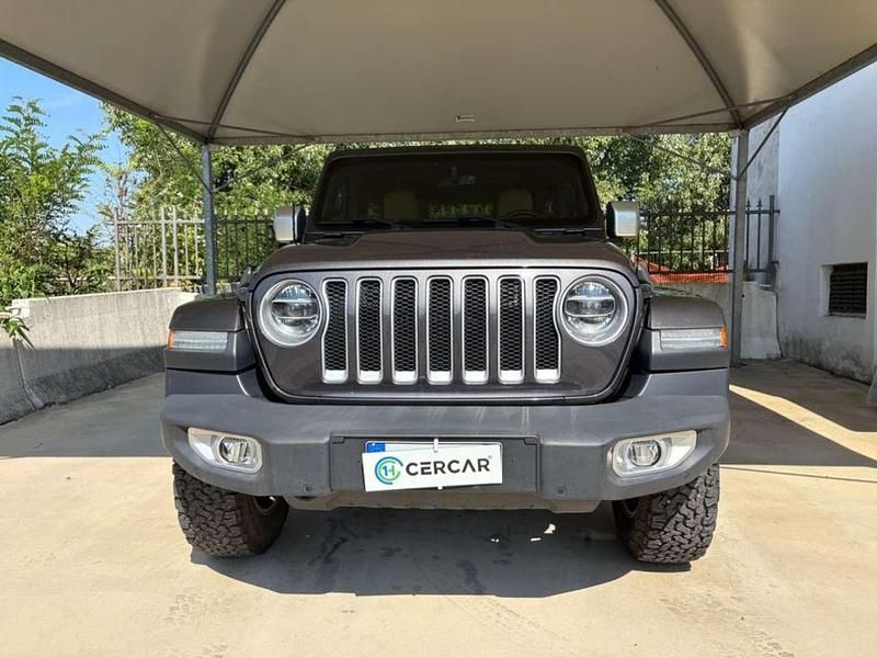 Usata Jeep Wrangler Unlimited Sahara 200 CV (147 kW) 2018 Grigio SUV