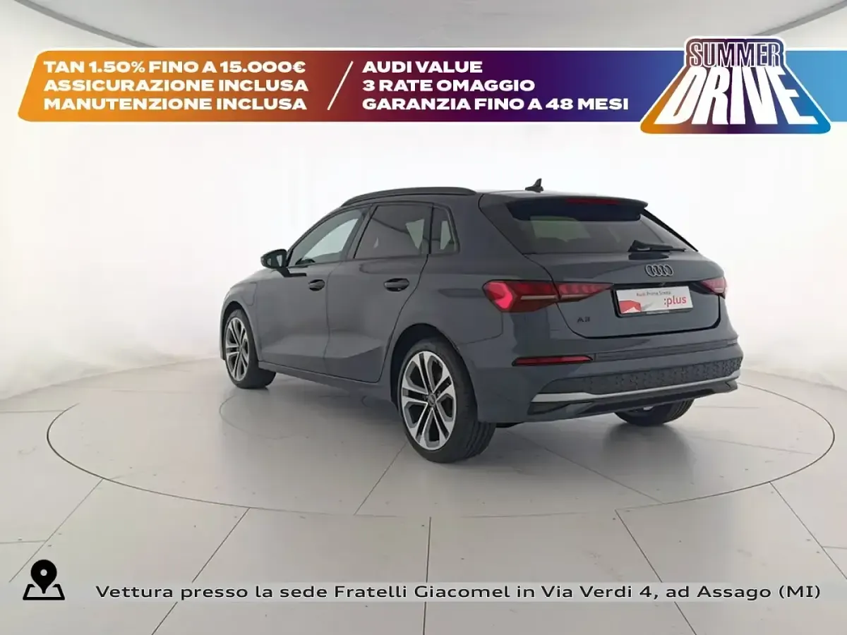 Usata Audi A3 Advanced Plus 204 CV (150 kW) 2025 Grigio manhattan metallizzato Berlina