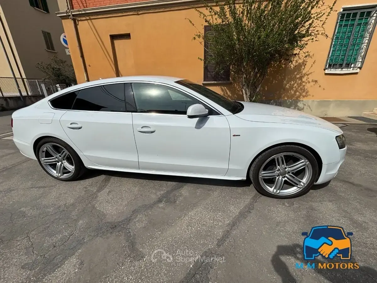 Usata Audi A5 S-Line 239 CV (175 kW) 2011 Bianco Coupé