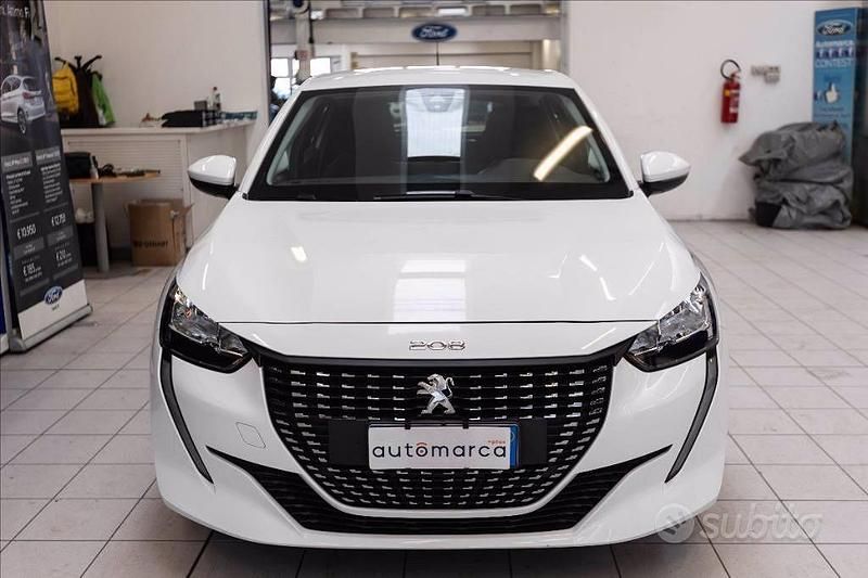 Usata Peugeot 208 Active 75 CV (55 kW) 2020 Bianco Utilitaria