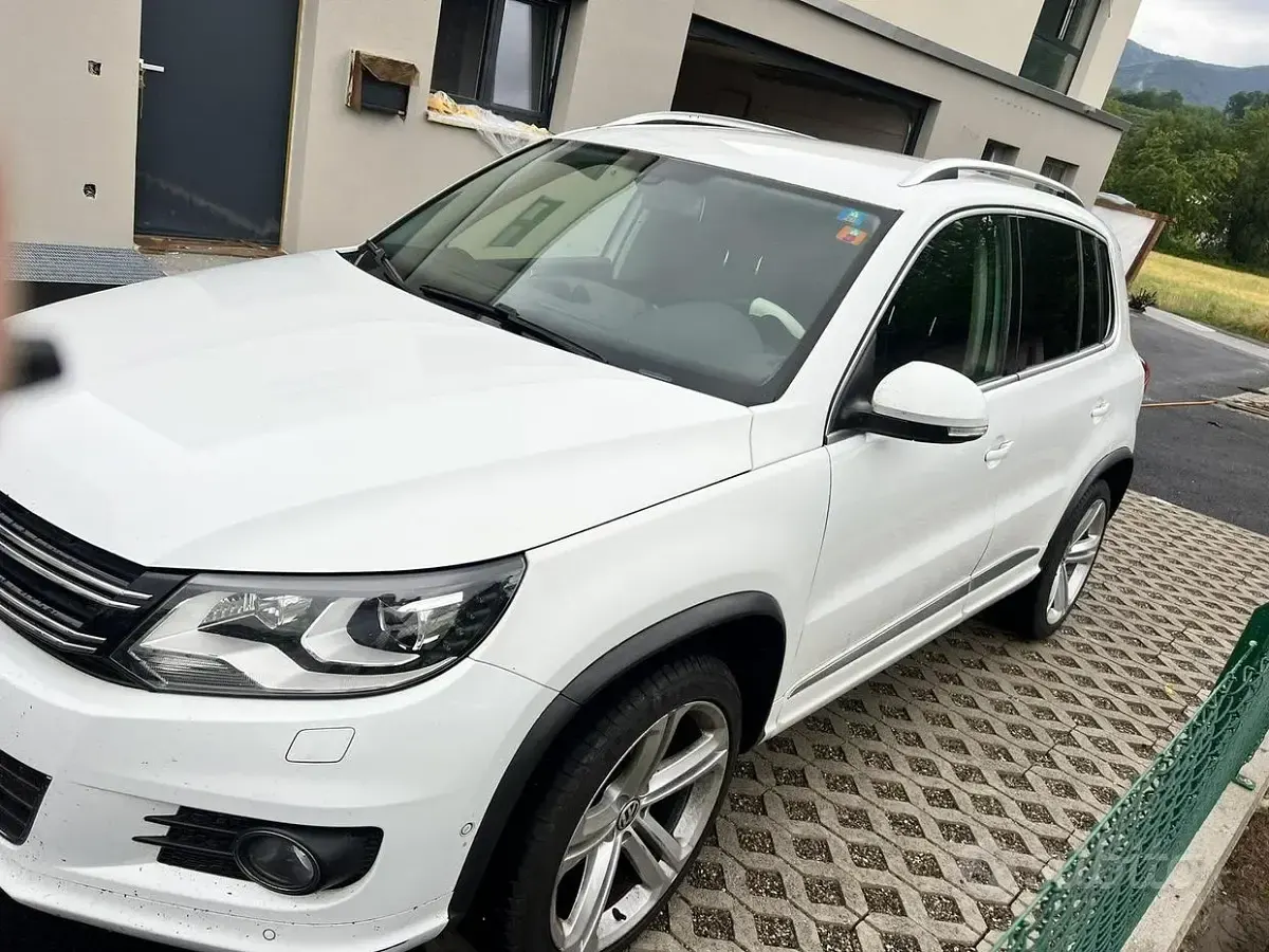 Usata VW Tiguan R-line 210 CV (154 kW) 2014 Bianco SUV