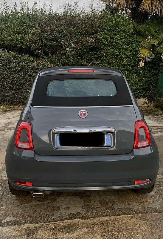 Usata Fiat 500C Lounge 69 CV (50 kW) 2020 Grigio Cabrio