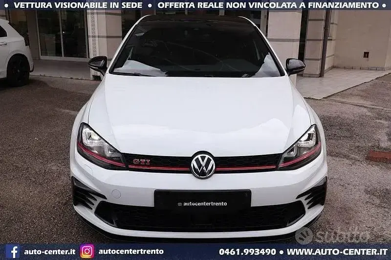 Usata VW Golf VII GTI Clubsport 265 CV (194 kW) 2016 Bianco Berlina