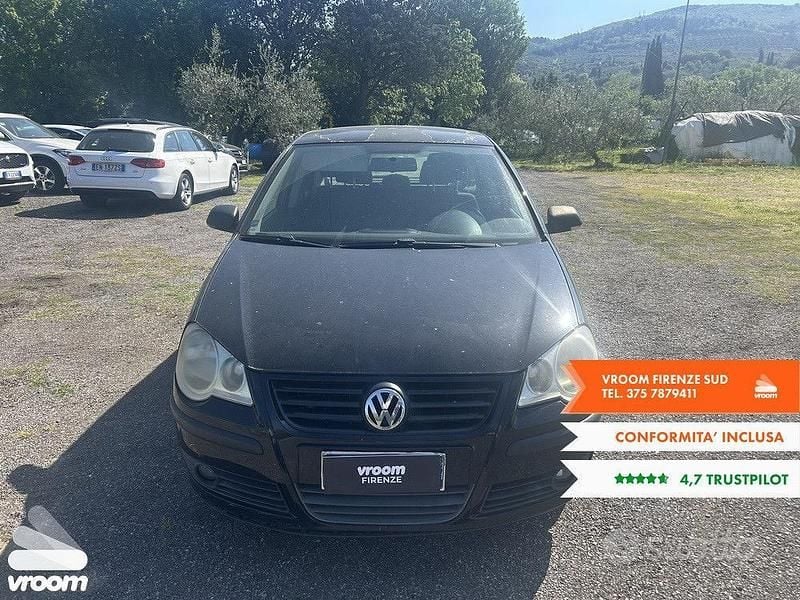 Usata VW Polo Trendline 54 CV (39 kW) 2007 Nero Utilitaria