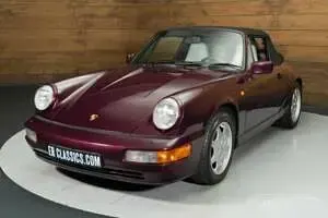 Usata Porsche 911 Carrera 4 Cabriolet 250 CV (183 kW) 1990 Viola Cabrio