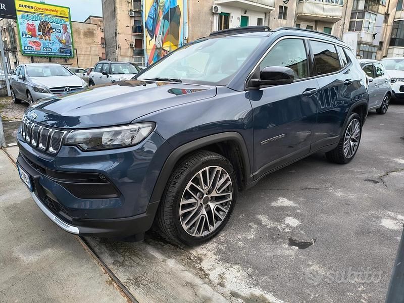 Usata Jeep Compass Night Eagle 131 CV (96 kW) 2022 Blu SUV