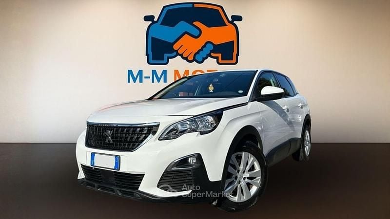 Bianco Usata 2020 Peugeot 3008 Active SUV | 14.990 € (Super prezzo) - Immagine 1/4