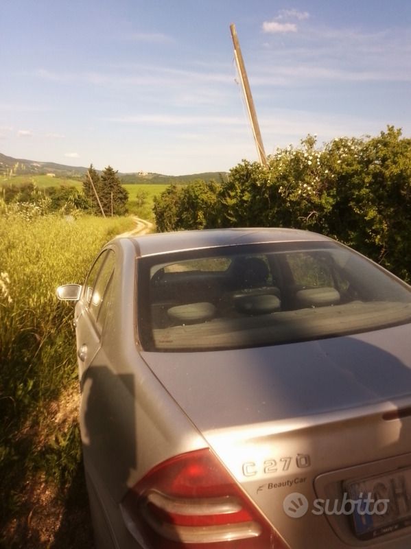 Usata Mercedes C270 136 CV (100 kW) 2003 Grigio Berlina