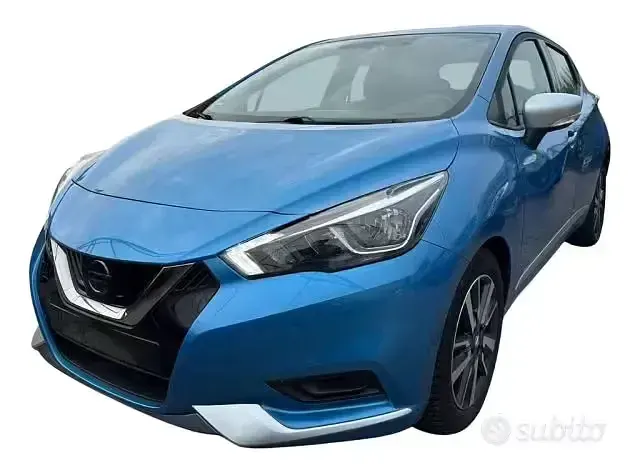Usata Nissan Micra Acenta 71 CV (52 kW) 2017 Azzurro Utilitaria