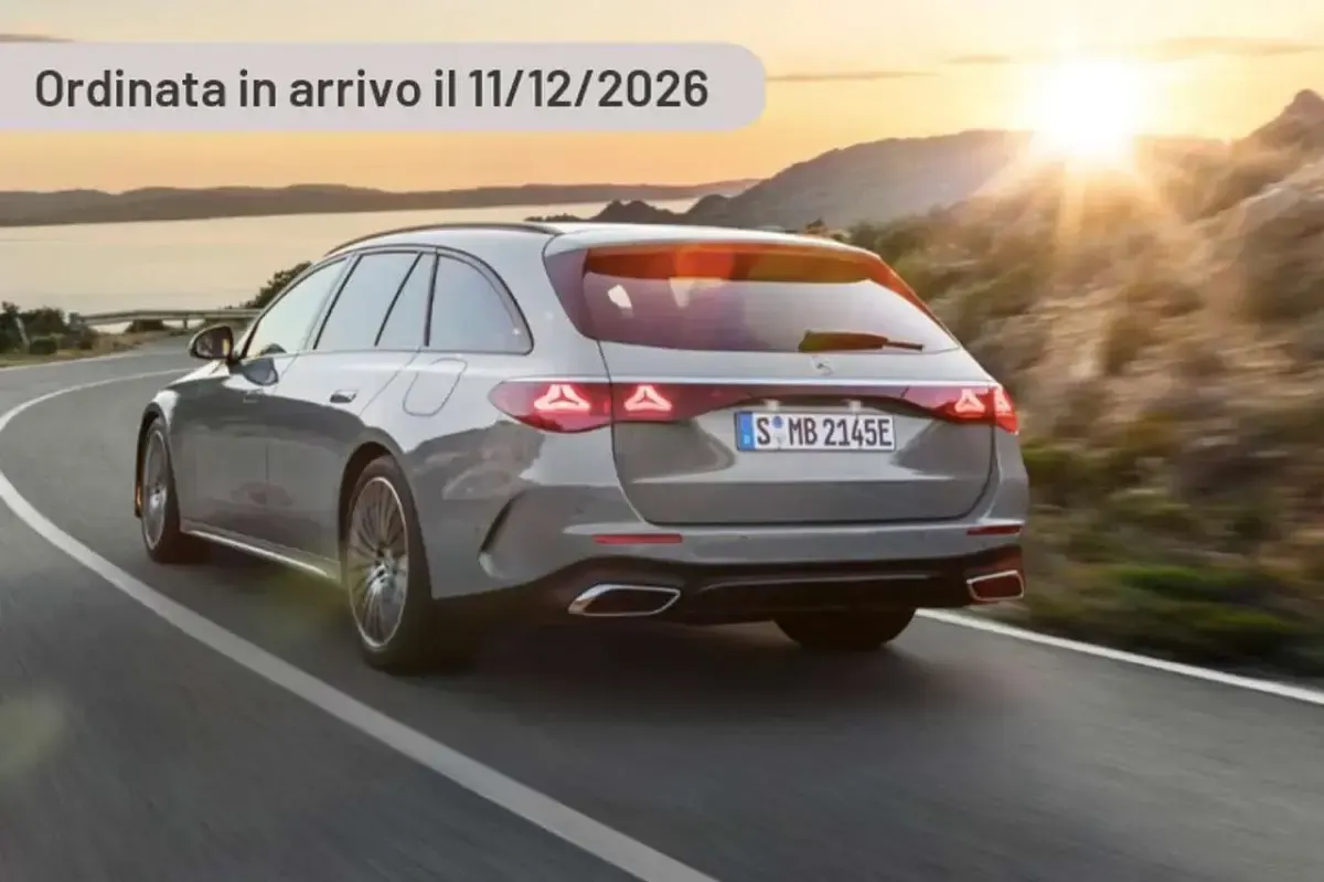 Nuova Mercedes E300 Advanced Plus 313 CV (230 kW) 2026 Argento Station wagon