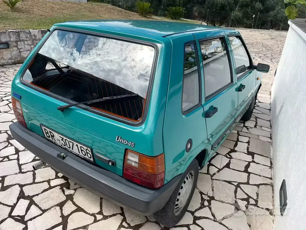 Usata Fiat Uno 45 CV (33 kW) 1989 Verde Utilitaria