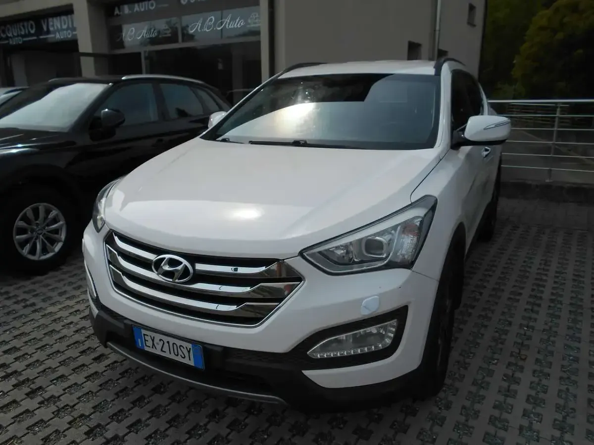 Usata Hyundai Santa Fe Style 197 CV (144 kW) 2014 Bianco SUV