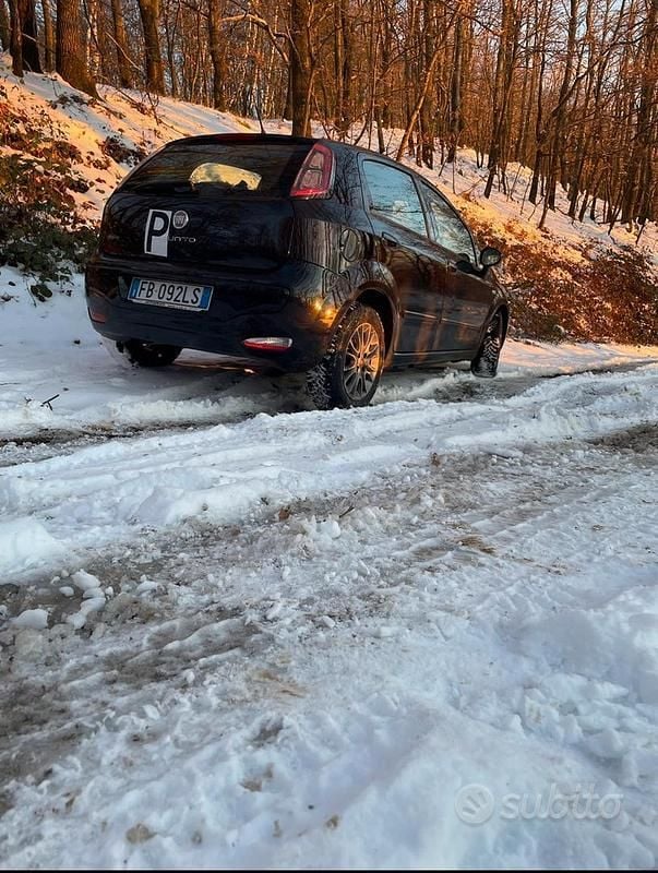 Usata Fiat Punto Pop 85 CV (62 kW) 2011 Nero Berlina