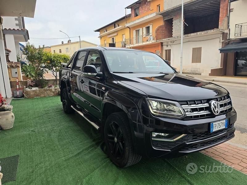 Usata VW Amarok Highline 224 CV (164 kW) 2018 Nero Pick-up