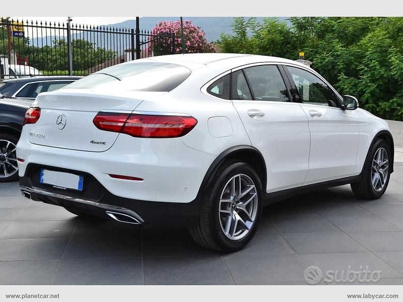 Usata Mercedes GLC250 Premium 204 CV (150 kW) 2018 Bianco Coupé
