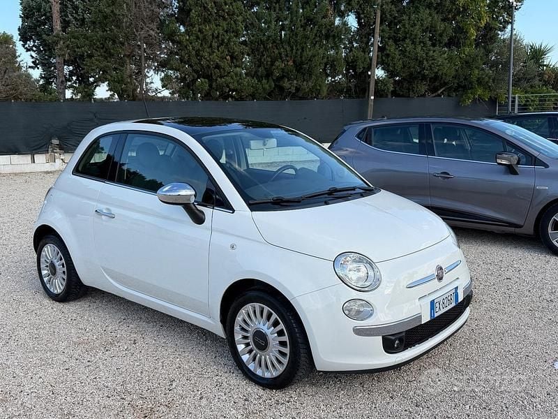 Usata Fiat 500 Lounge 69 CV (50 kW) 2014 Bianco Berlina