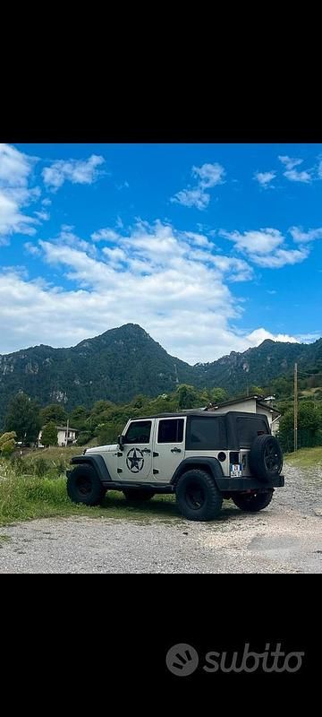 Grigio Usata 2007 Jeep Wrangler SUV | 26.900 € (Buon prezzo) - Immagine 1/4