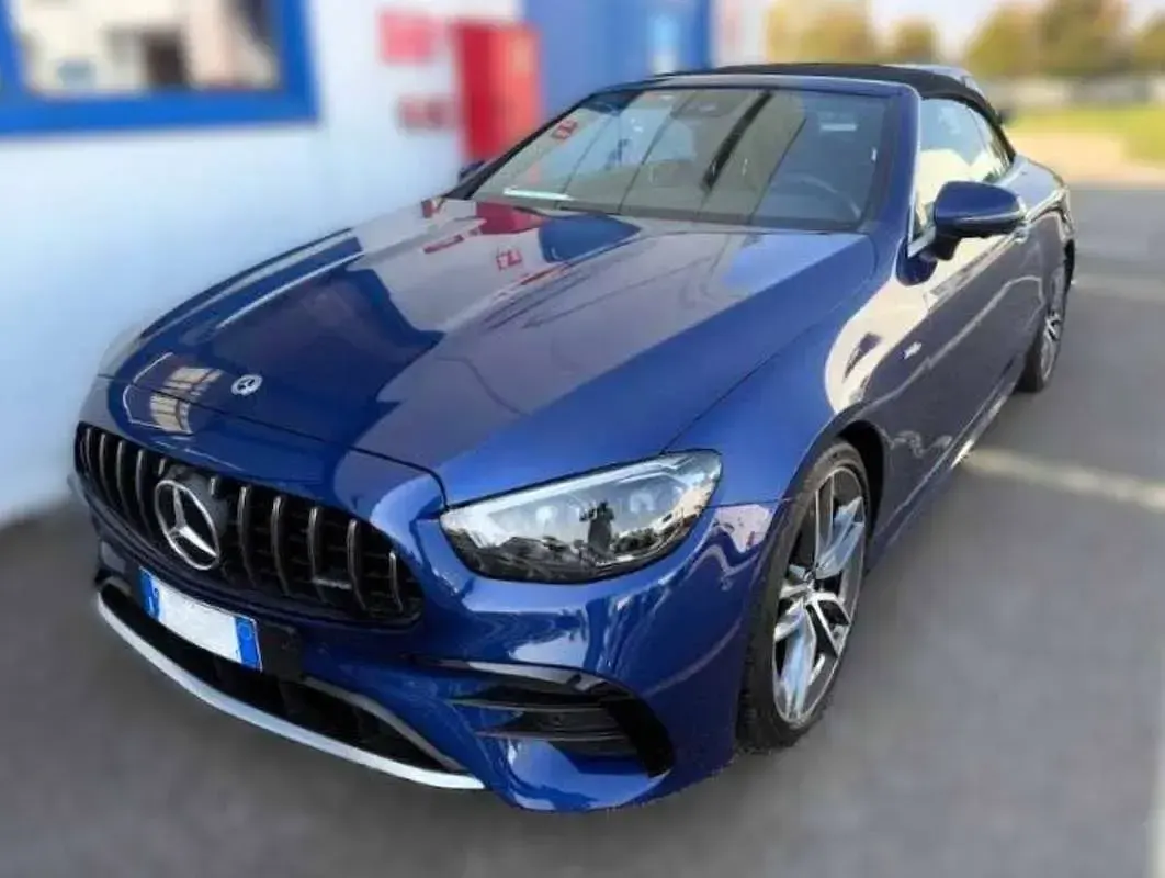 Usata Mercedes E53 AMG AMG 435 CV (319 kW) 2020 Blu/azzurro Cabrio