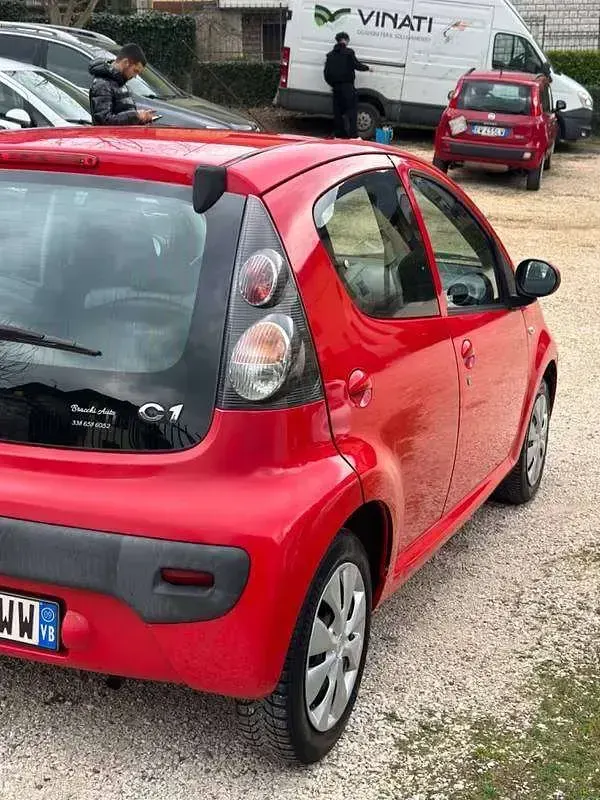 Usata Citroën C1 68 CV (50 kW) 2009 Rosso Utilitaria