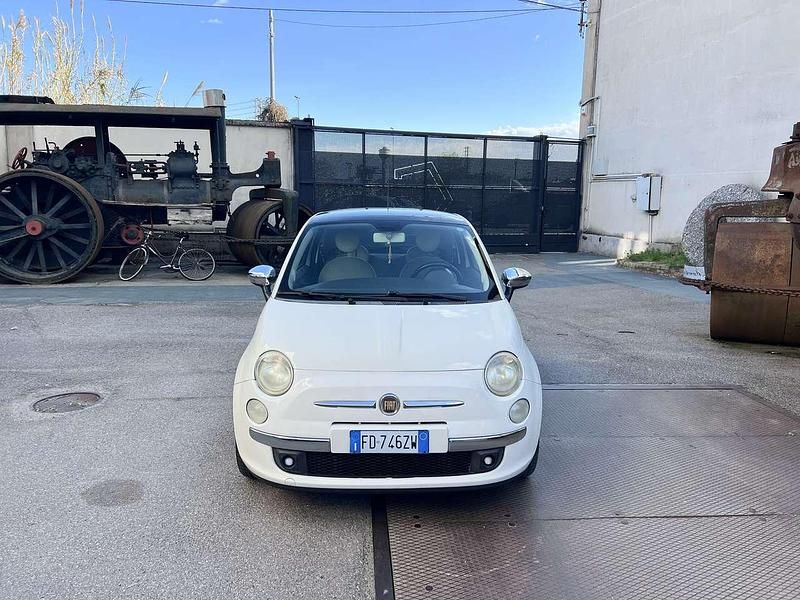 Usata Fiat 500 69 CV (50 kW) 2009 Bianco Cabrio