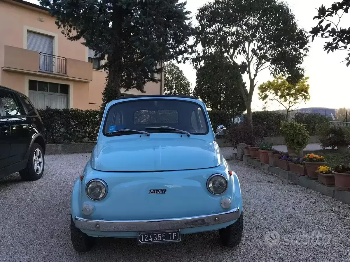 Usata Fiat 500 1970 Bluazzurro Utilitaria